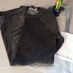 Athleta, tulip hem, velour dress